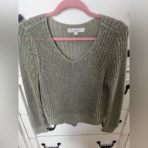 LOFT Women's Sage V-Neck Sweater